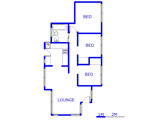 Ground Floor - 66m2 of property for sale in Kagiso