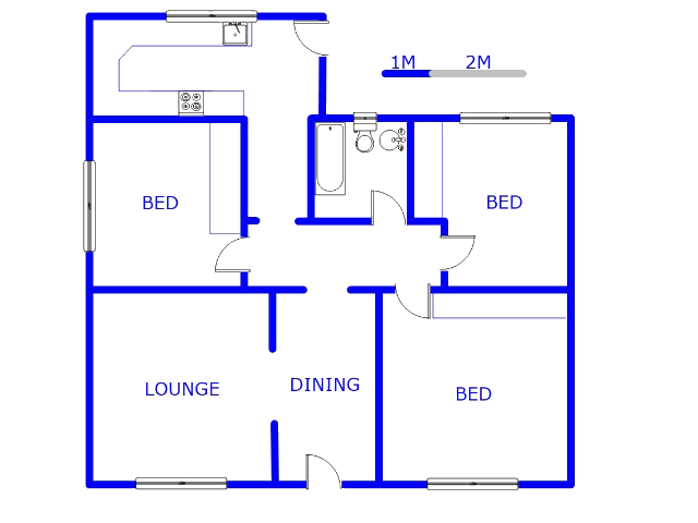 Ground Floor - 100m2 of property for sale in Rosettenville