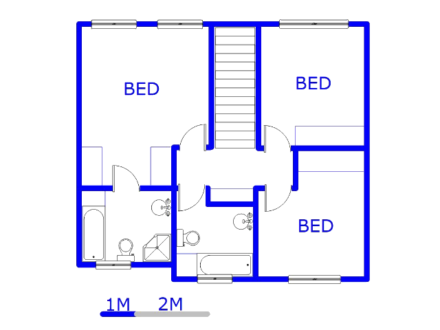 1st Floor - 64m2 of property for sale in New Modder