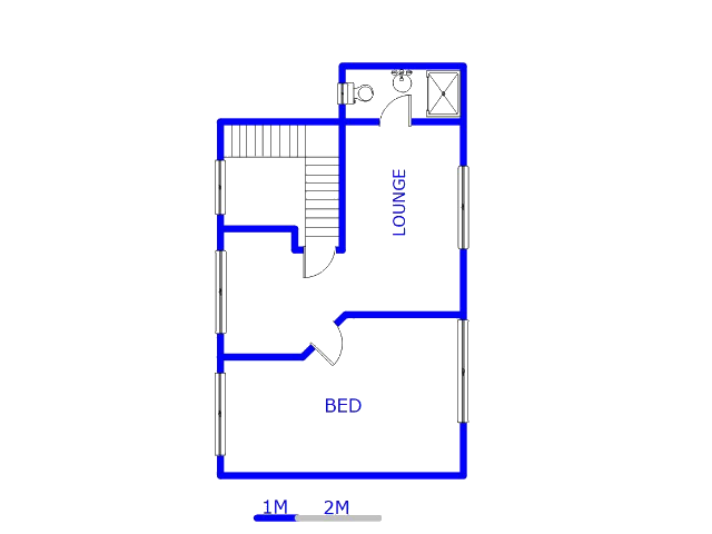 1st Floor - 61m2 of property for sale in Strubensvallei
