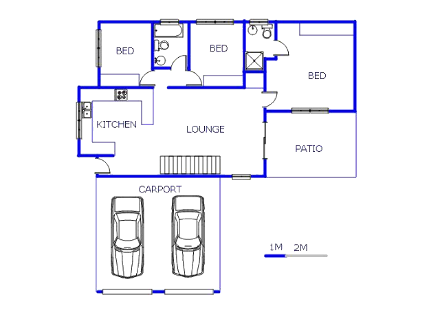 Floor plan of the property in Ravenswood