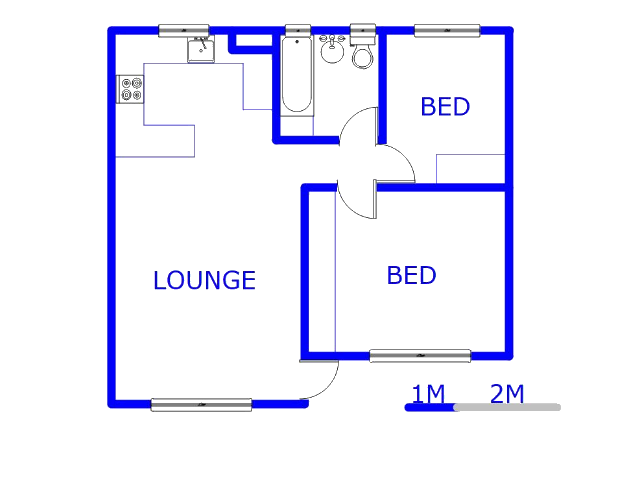 Ground Floor - 61m2 of property for sale in Meredale