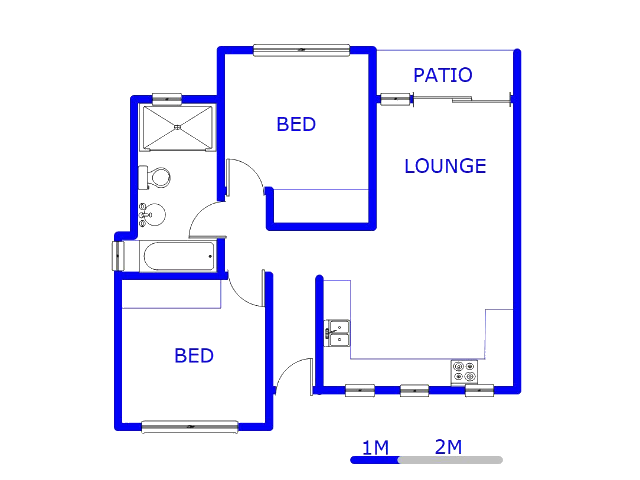 Ground Floor - 61m2 of property for sale in Laser Park
