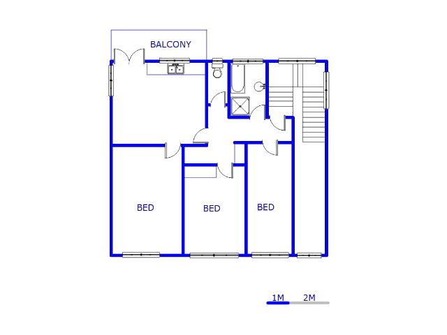 1st Floor - 111m2 of property for sale in Bellevue