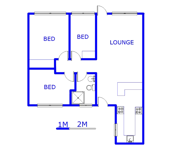 Ground Floor - 77m2 of property for sale in Beyers Park