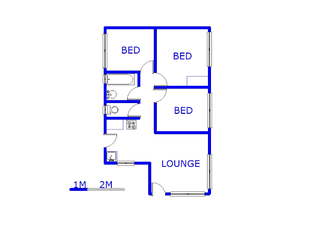 Ground Floor - 54m2 of property for sale in Protea Glen
