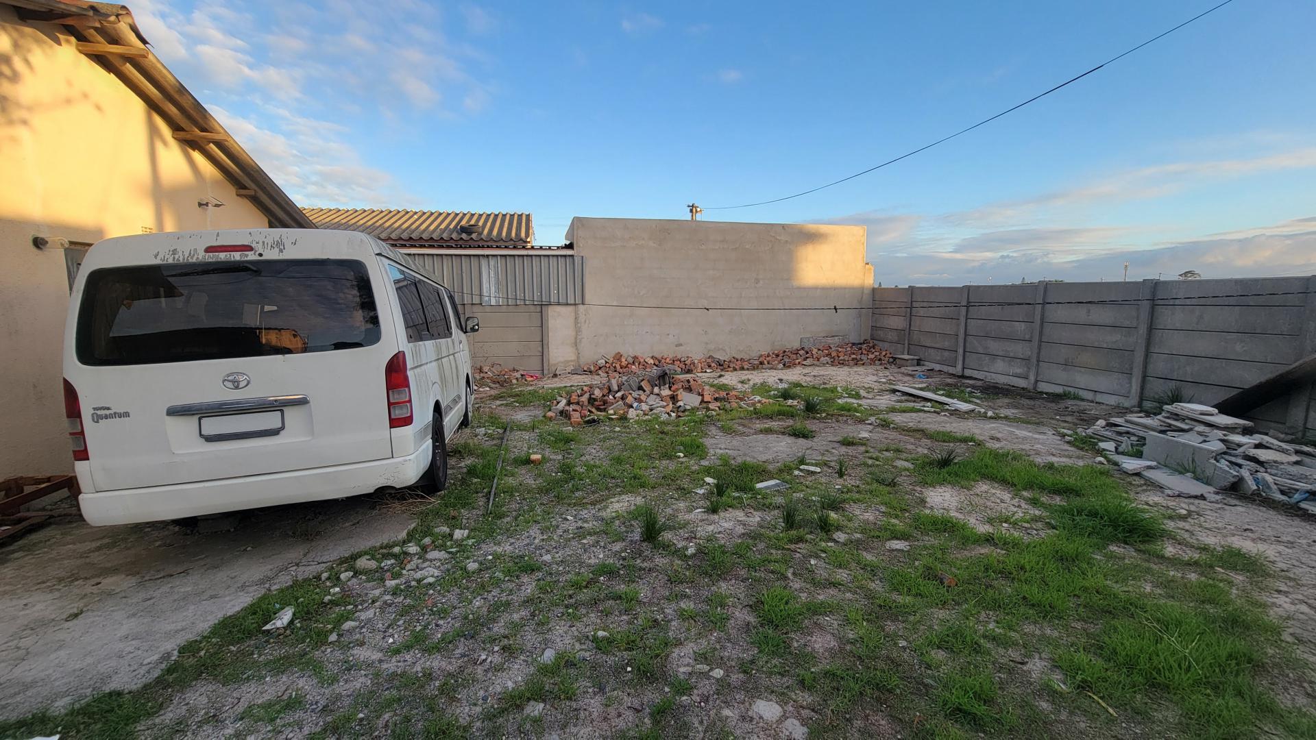 Backyard of property in Belhar