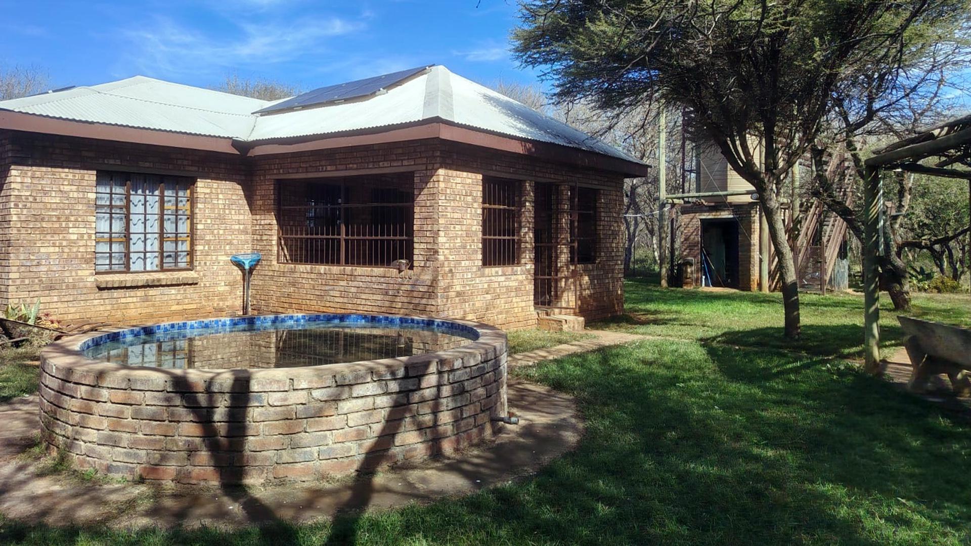 Backyard of property in Thabazimbi