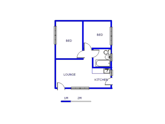 Floor plan of the property in Golden Gardens