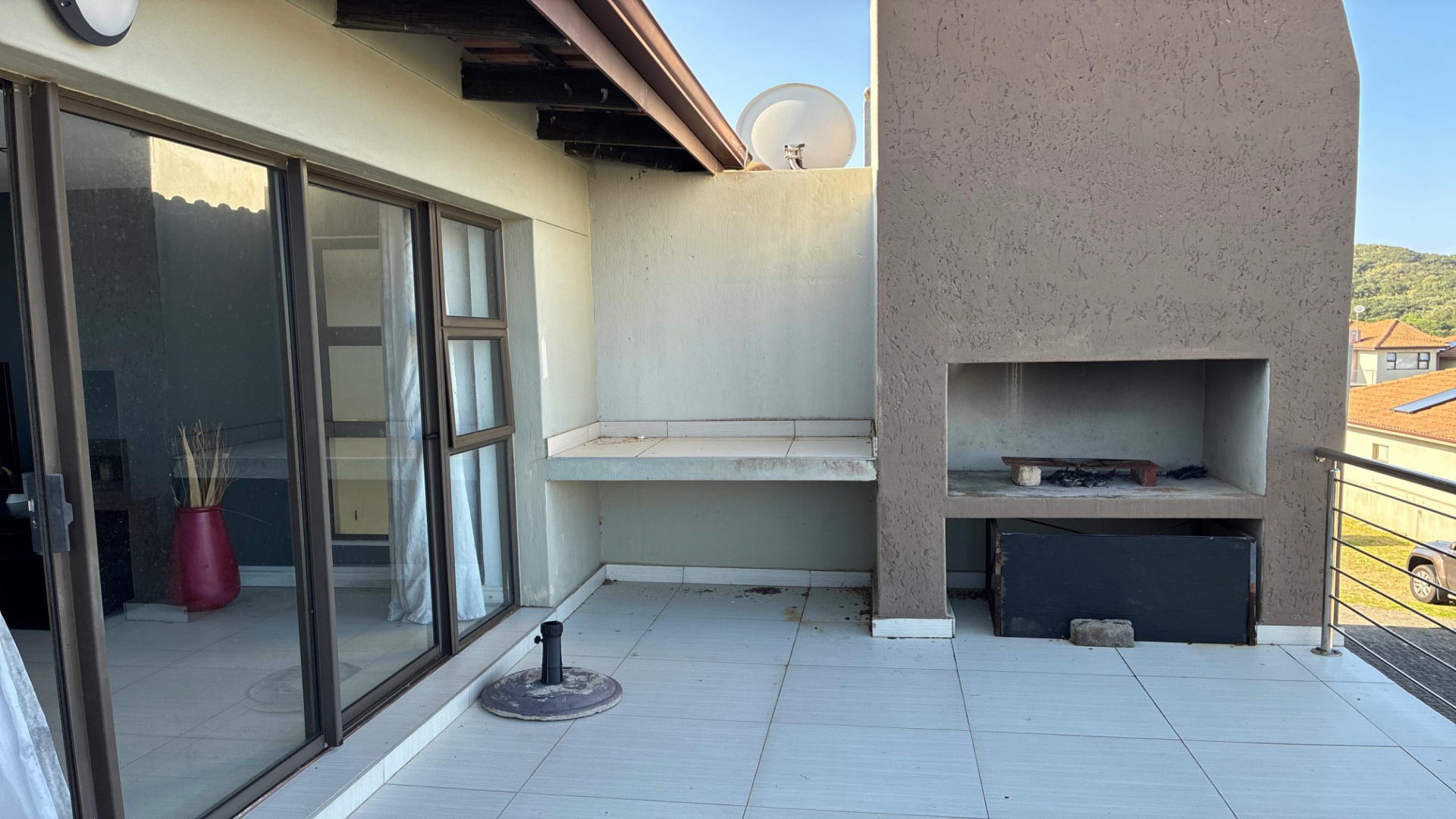 Balcony of property in Winterstrand