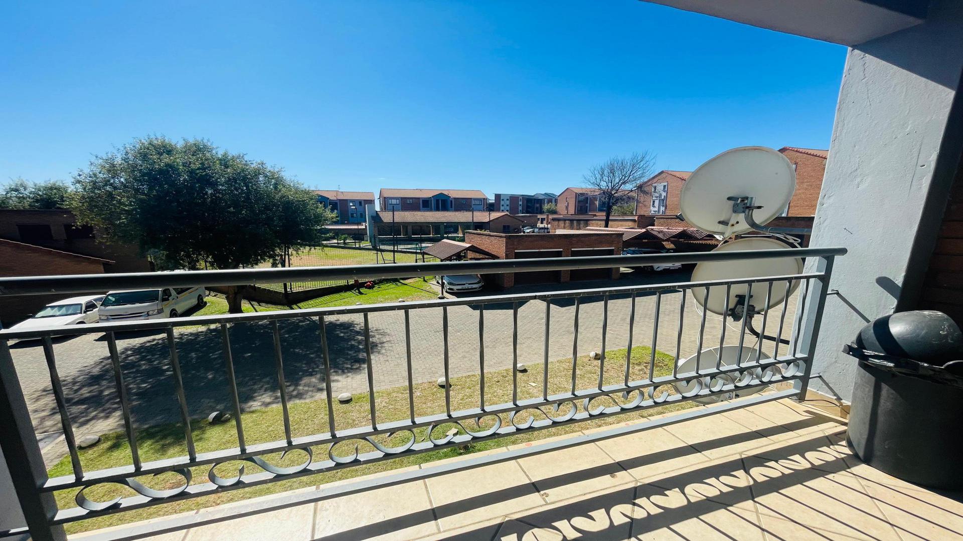 Balcony of property in Midrand