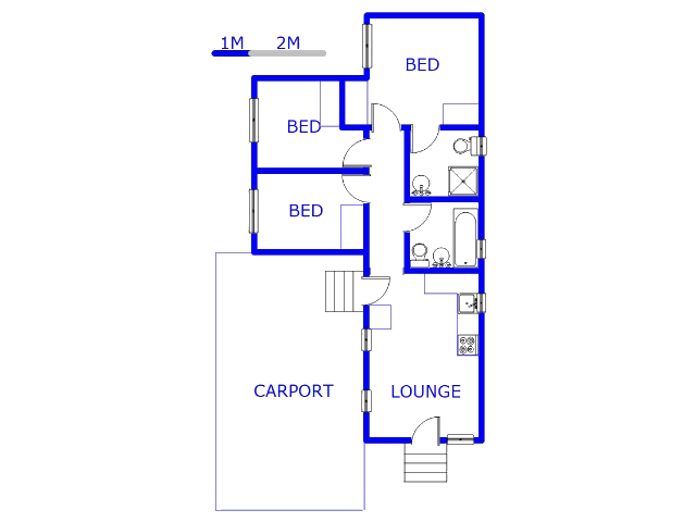 Ground Floor - 86m2 of property for sale in South Hills