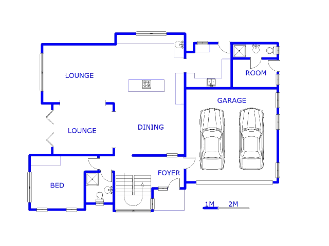 Floor plan of the property in Northcliff