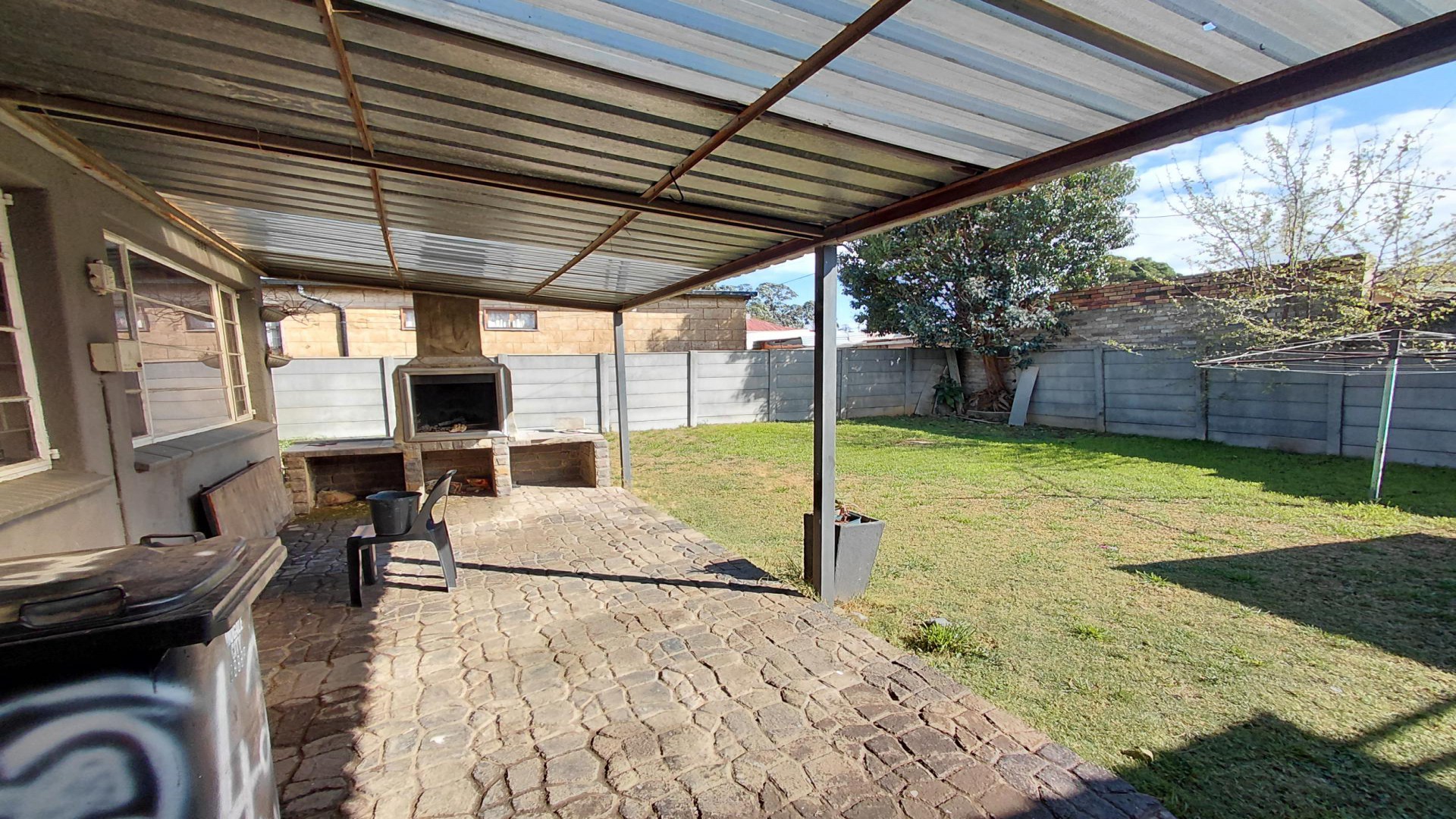 Backyard of property in Krugersdorp West