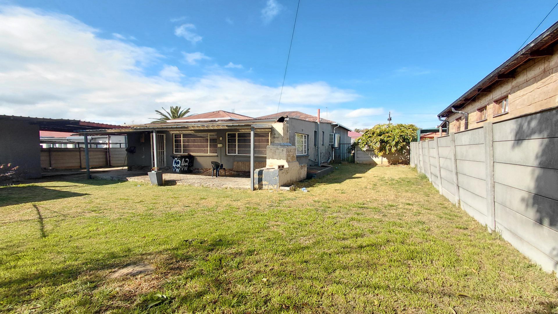 Backyard of property in Krugersdorp West