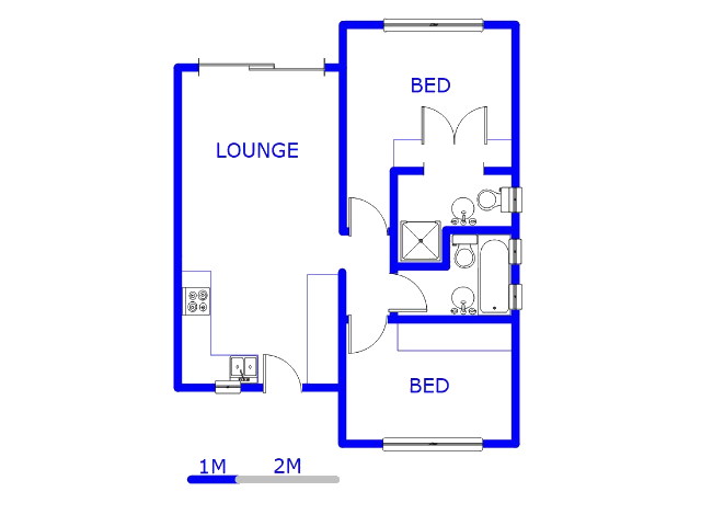 Ground Floor - 58m2 of property for sale in Kosmosdal