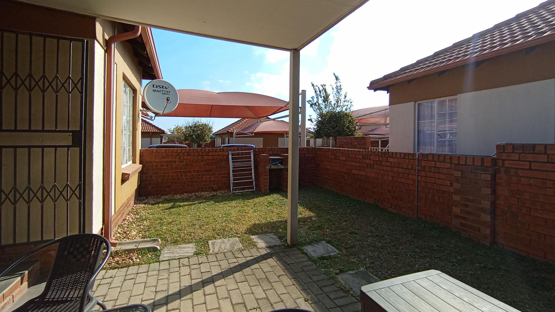 Backyard of property in The Reeds
