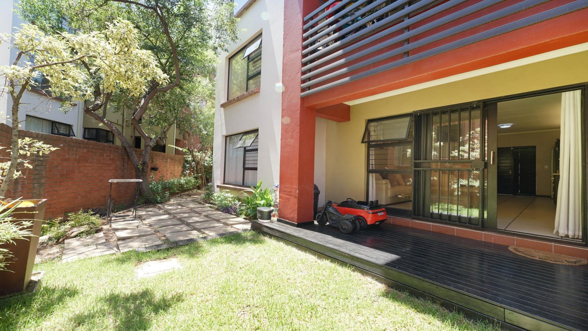 Backyard of property in Douglasdale