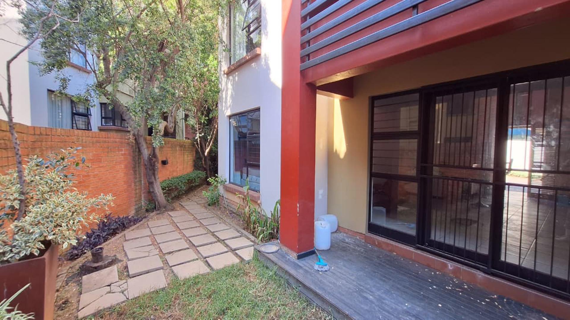 Backyard of property in Douglasdale