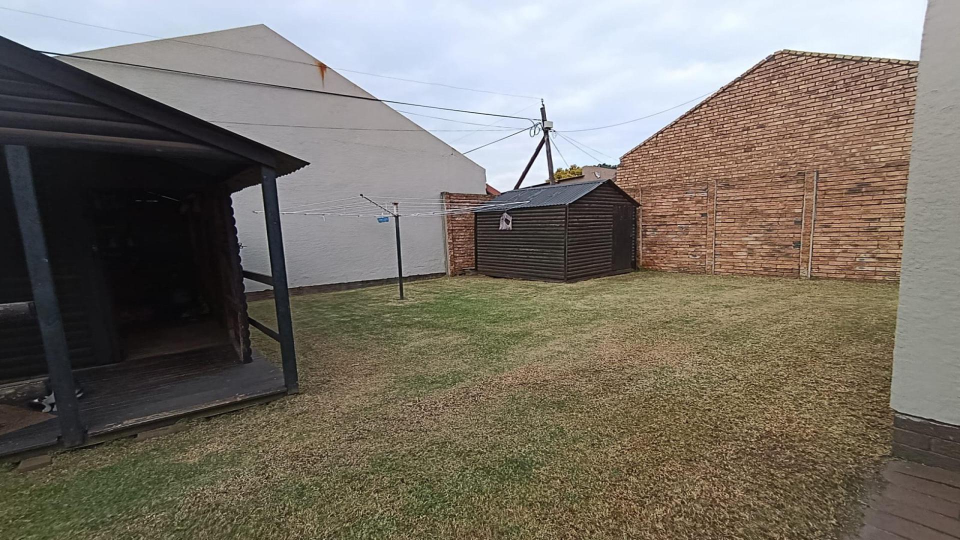 Backyard of property in Witfield