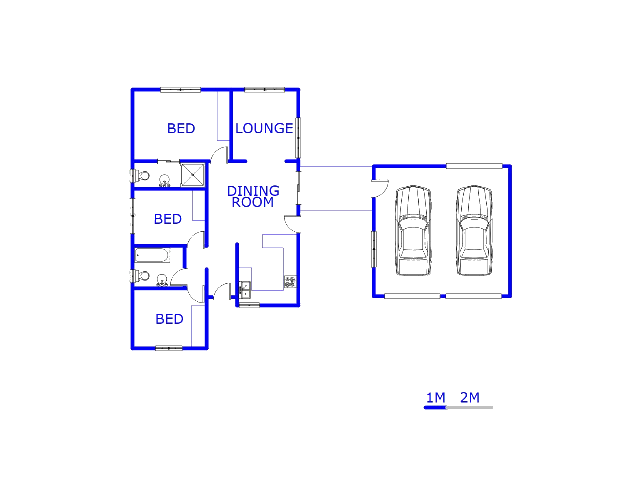 Floor plan of the property in Karenpark