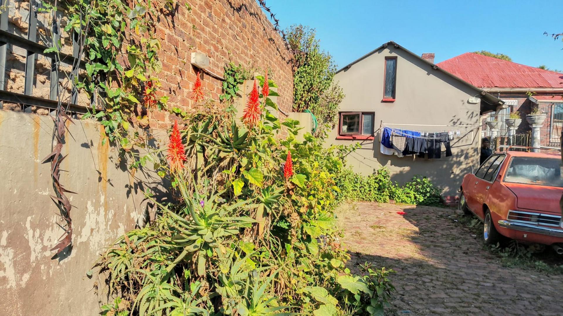 Backyard of property in Kensington - JHB