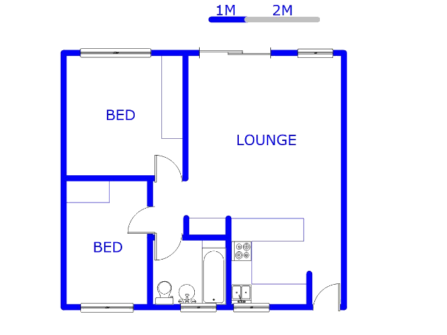 Floor plan of the property in Whitney Gardens
