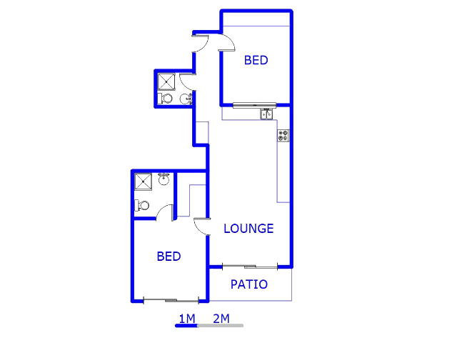 Floor plan of the property in Bryanston