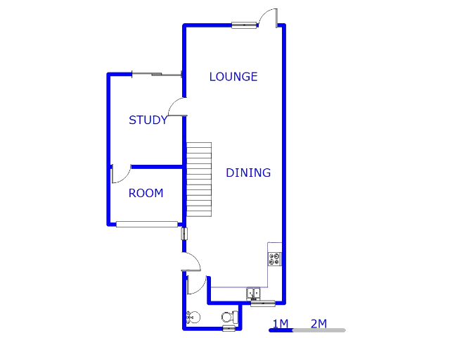 Floor plan of the property in The Hill