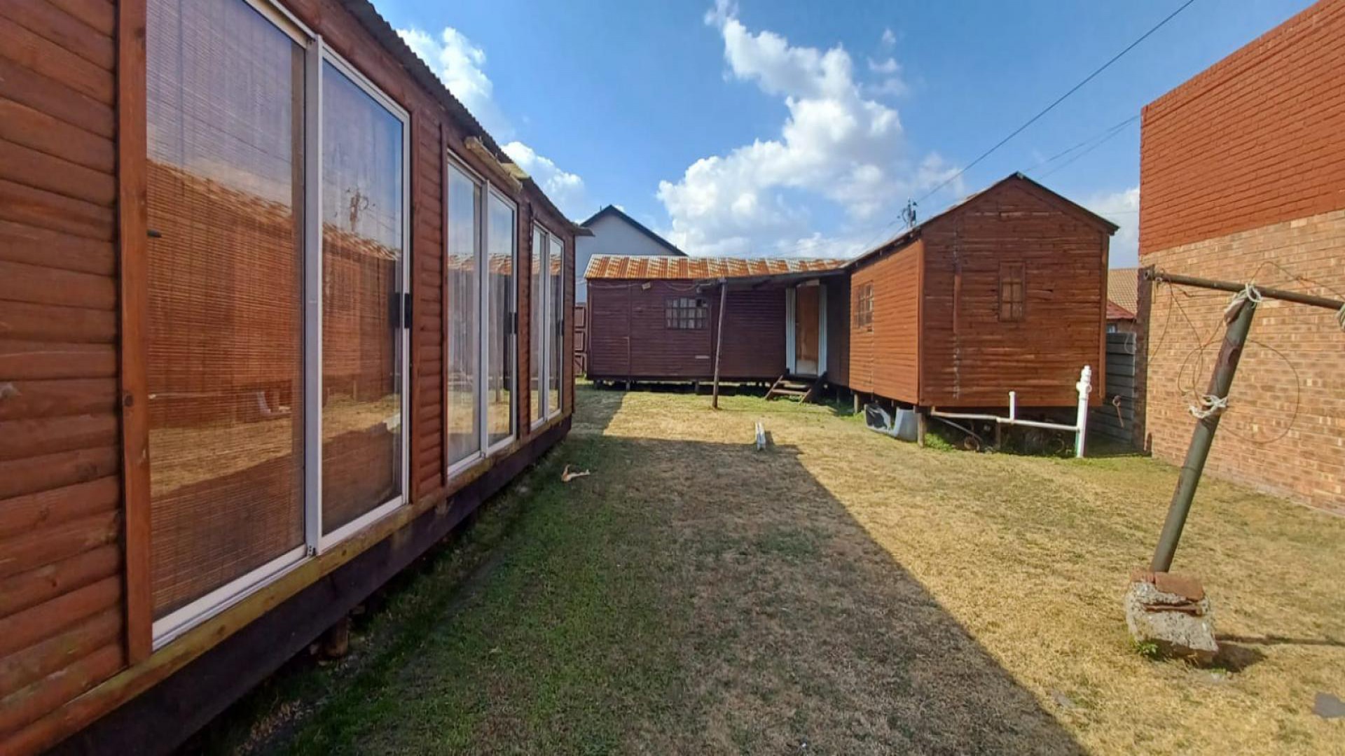 Backyard of property in Evander