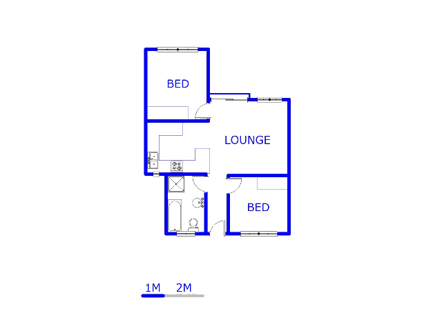 Floor plan of the property in Erand Gardens