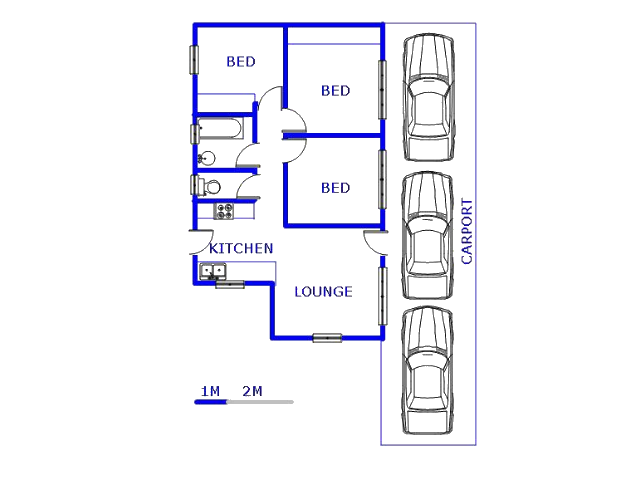 Floor plan of the property in Sky City