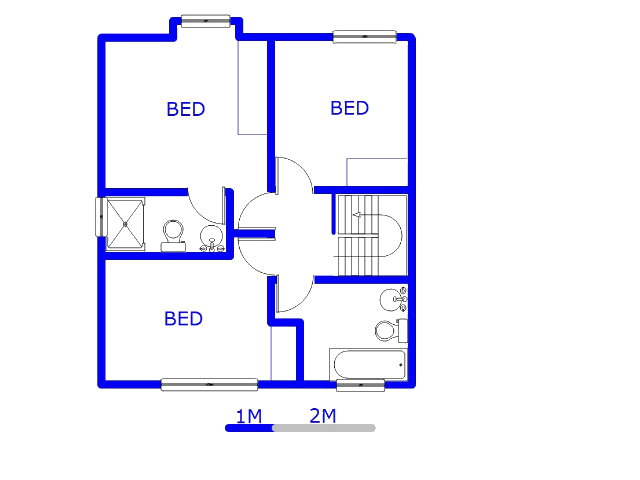1st Floor - 52m2 of property for sale in Montana Tuine