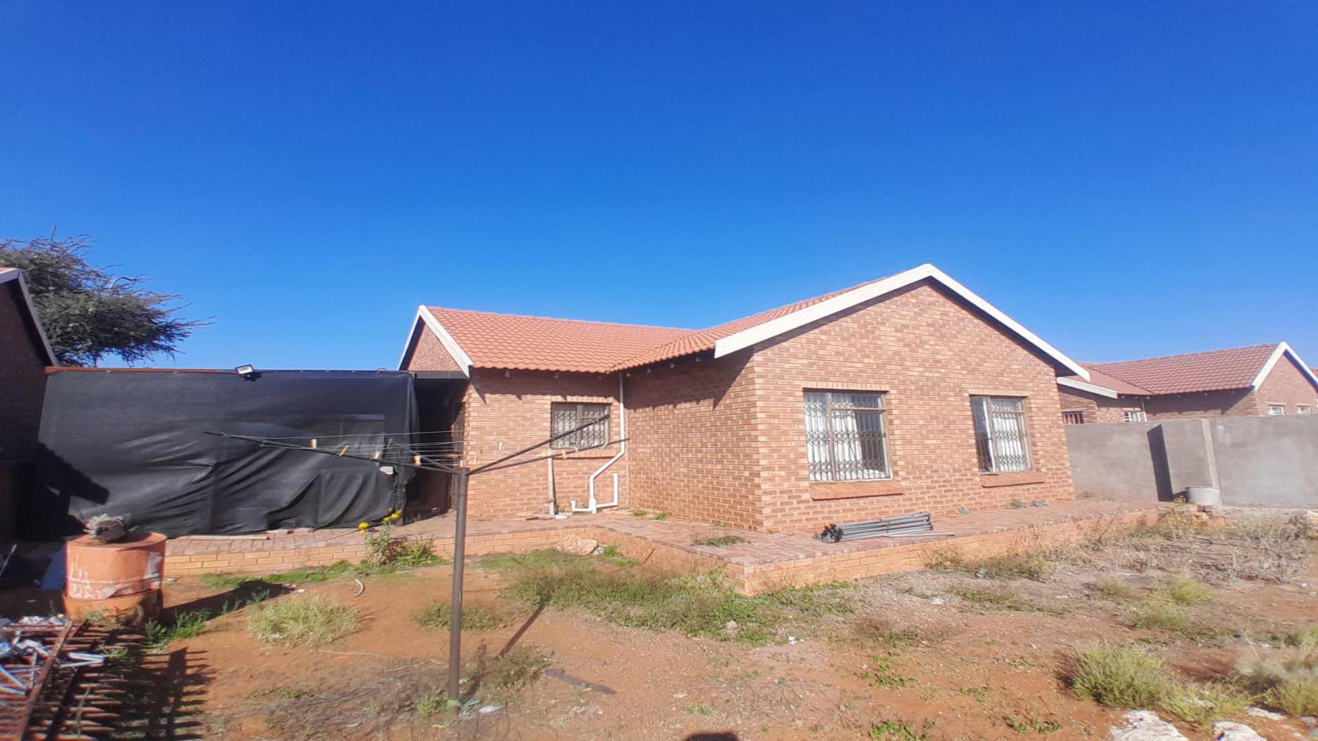Backyard of property in Kathu