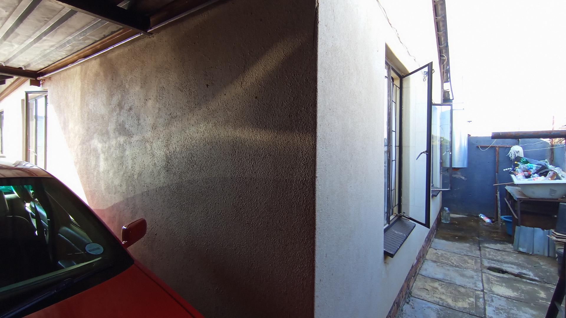Backyard of property in Soshanguve