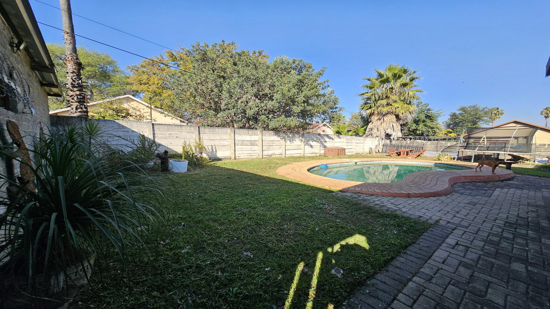 Backyard of property in Brits