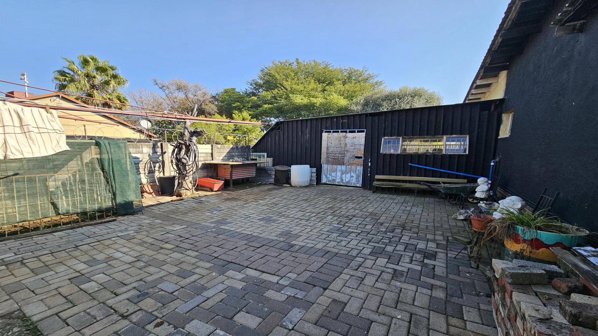 Backyard of property in Brits