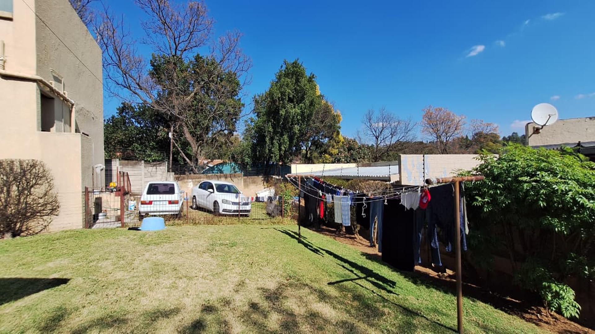Backyard of property in Ferndale - JHB