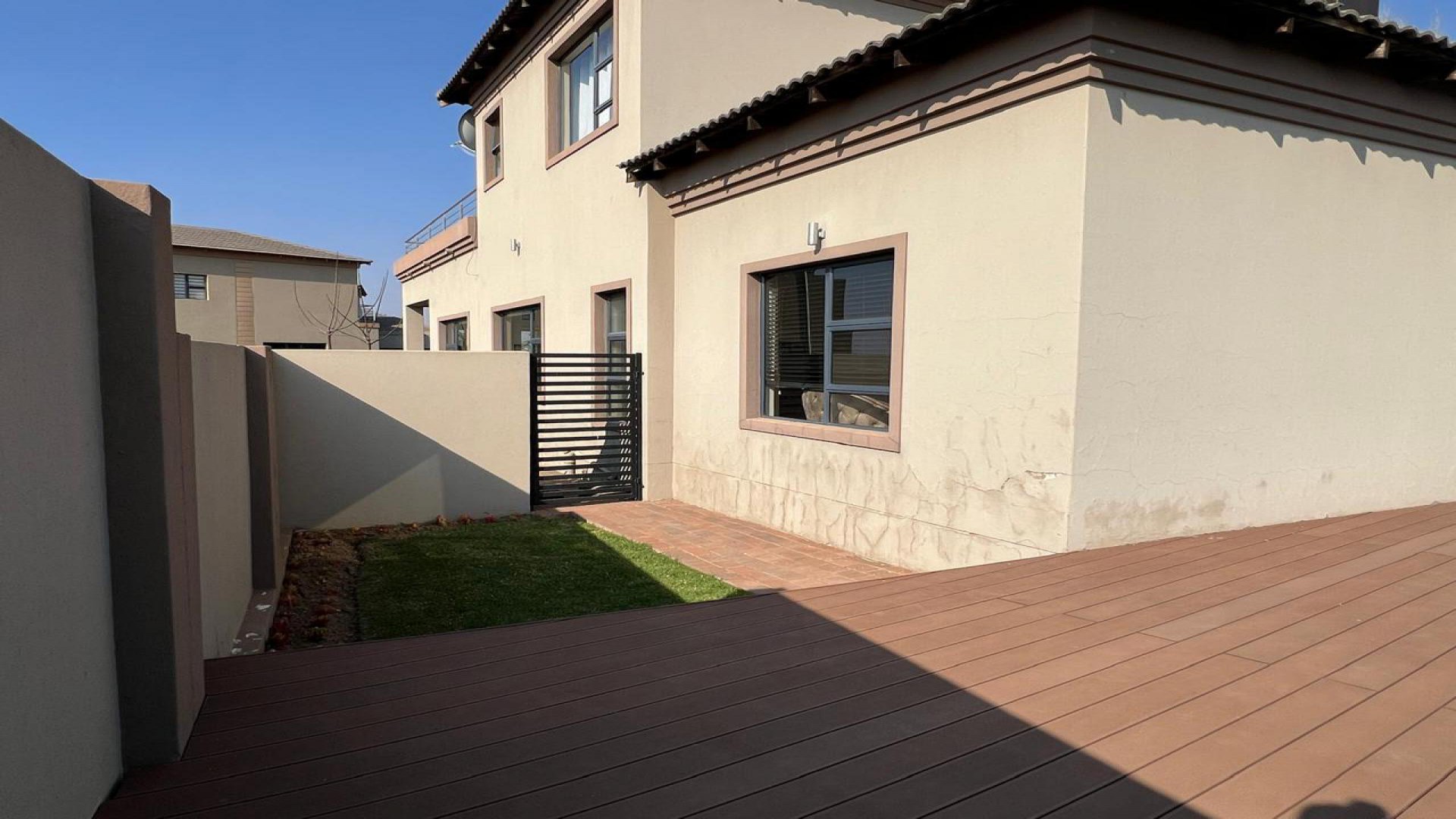 Backyard of property in Blue Valley Golf Estate