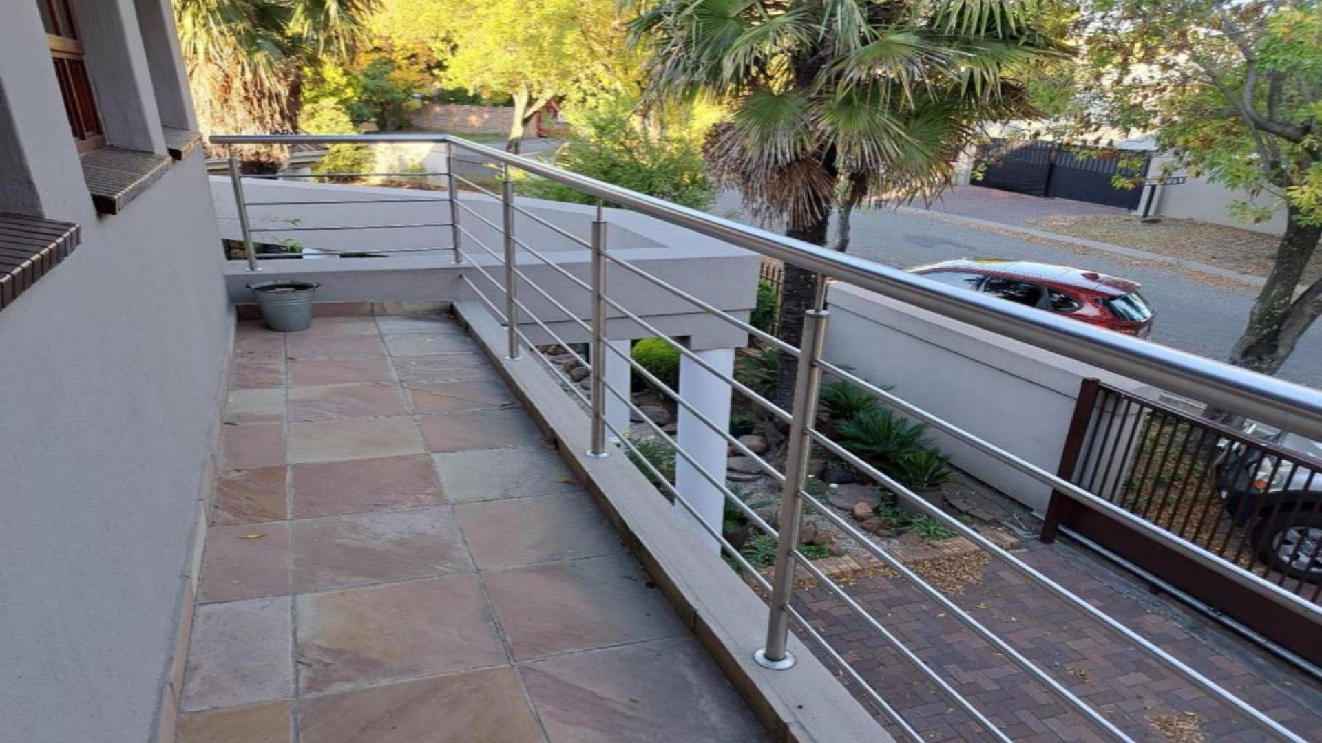 Balcony of property in Secunda
