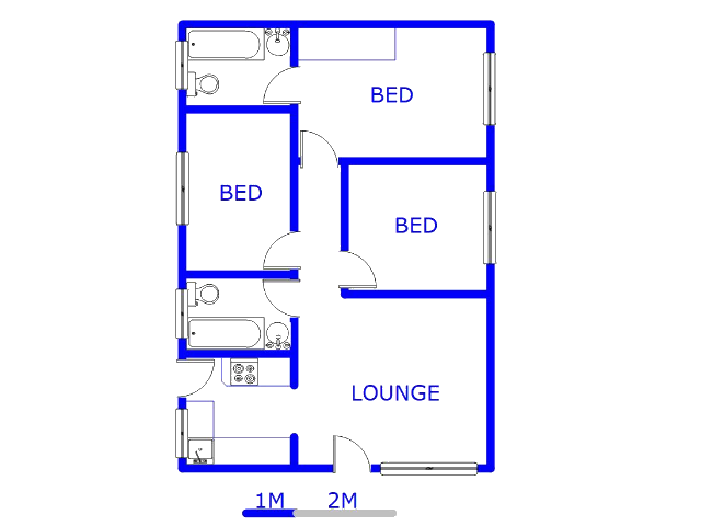Ground Floor - 61m2 of property for sale in Crystal Park