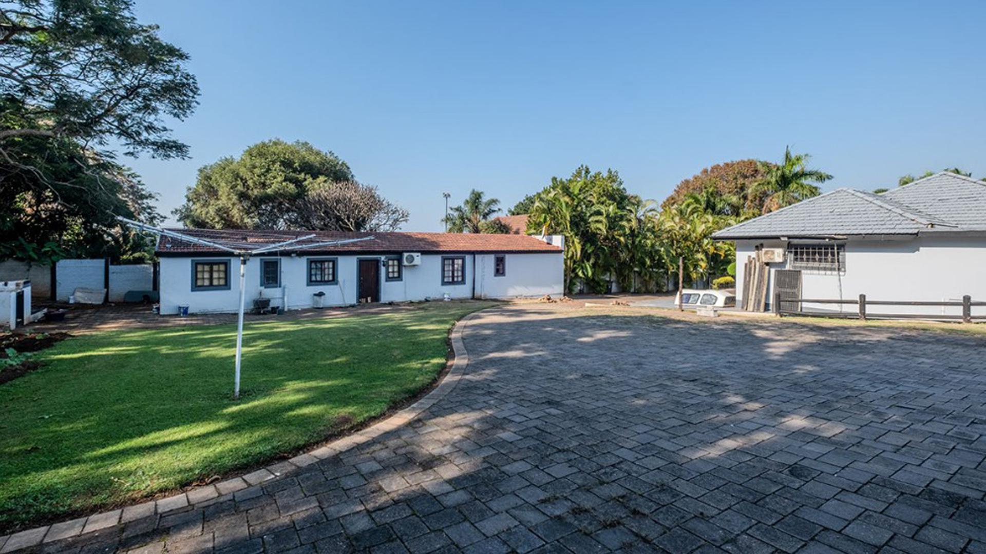 Backyard of property in Durban North 