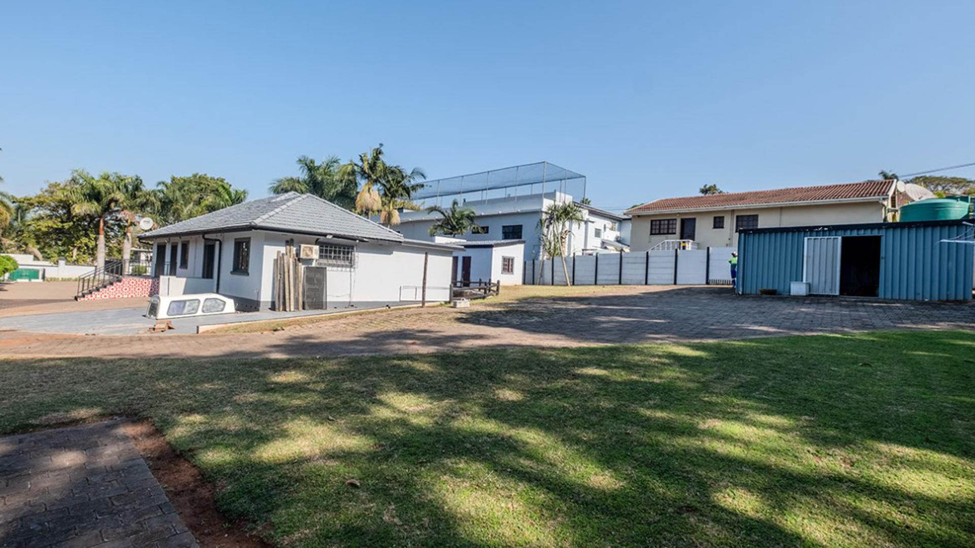 Backyard of property in Durban North 