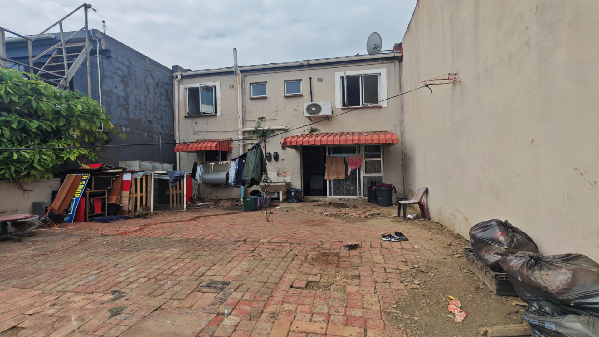 Backyard of property in Woodview