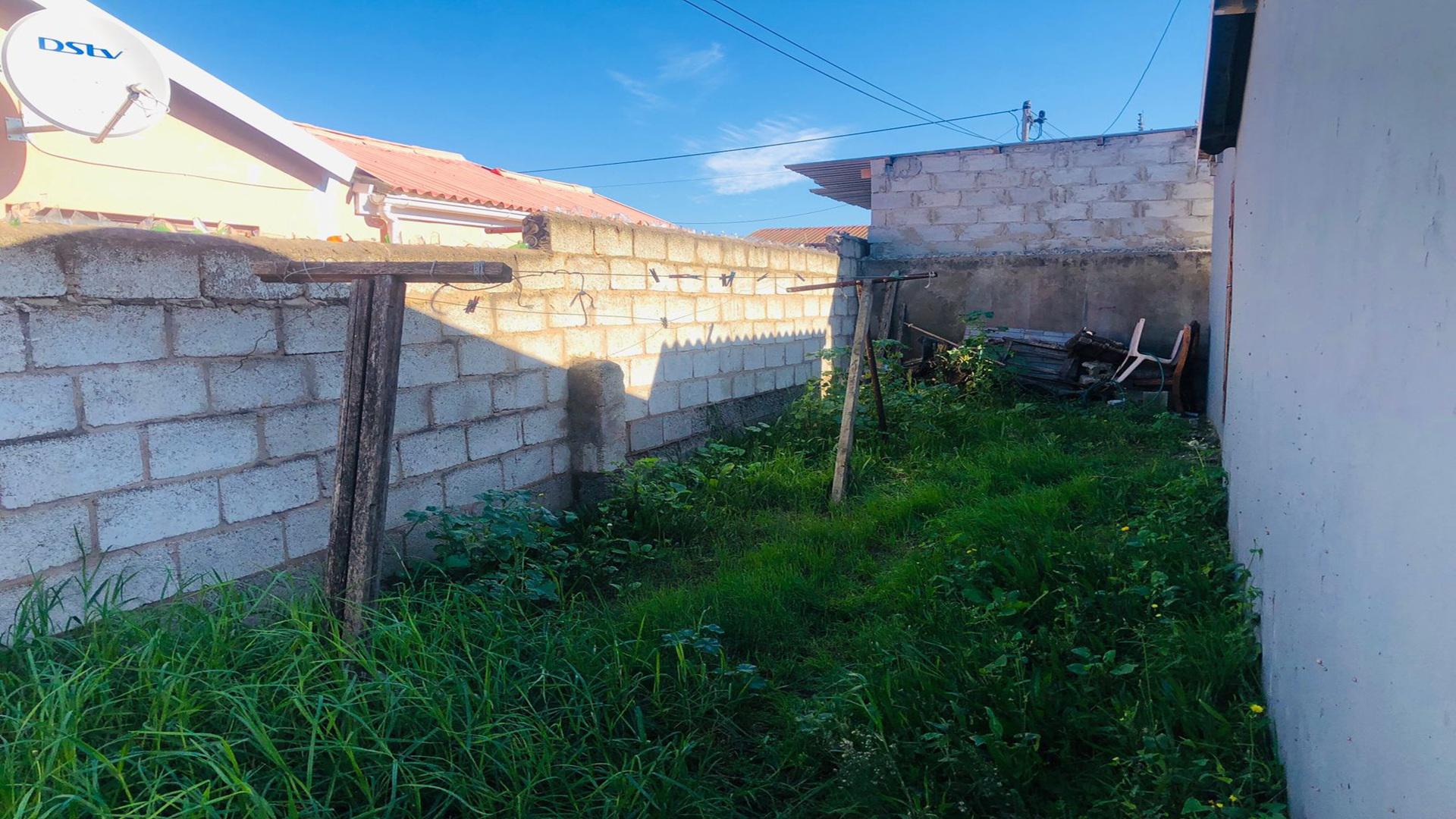 Backyard of property in Motherwell