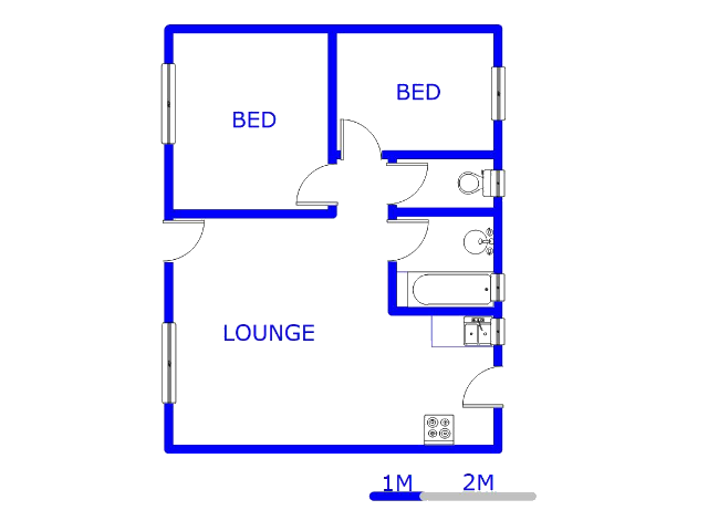 Ground Floor - 54m2 of property for sale in Lehae