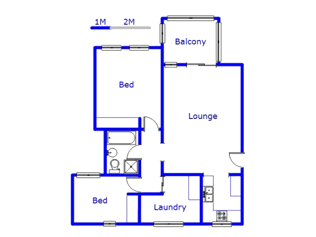 Ground Floor - 77m2 of property for sale in Doornpoort