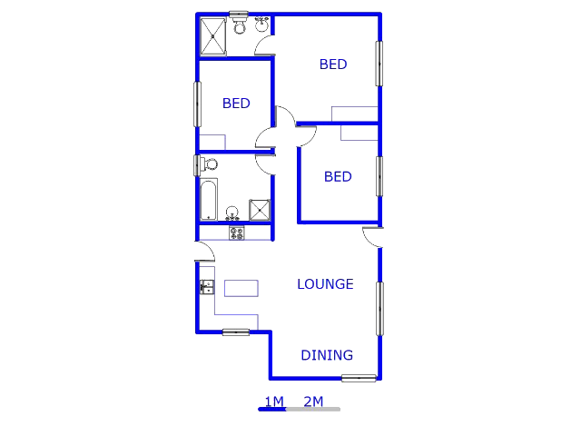 Ground Floor - 99m2 of property for sale in Sky City