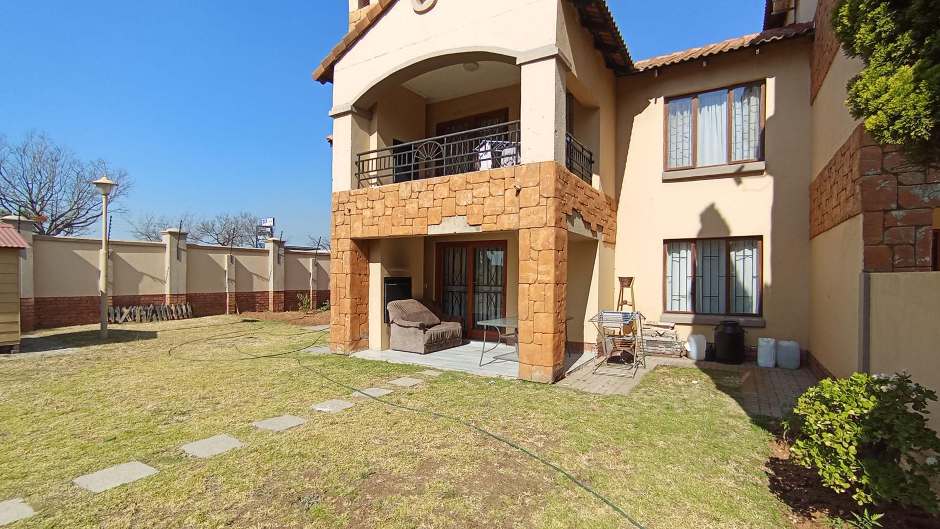 Backyard of property in Halfway Gardens
