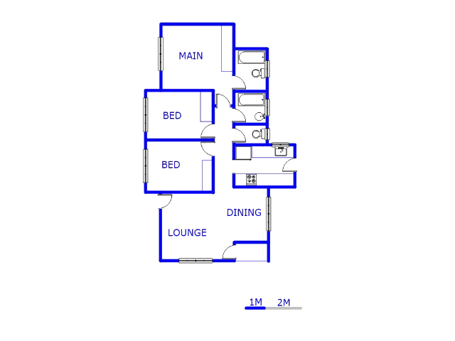 Ground Floor - 82m2 of property for sale in Riverlea - JHB